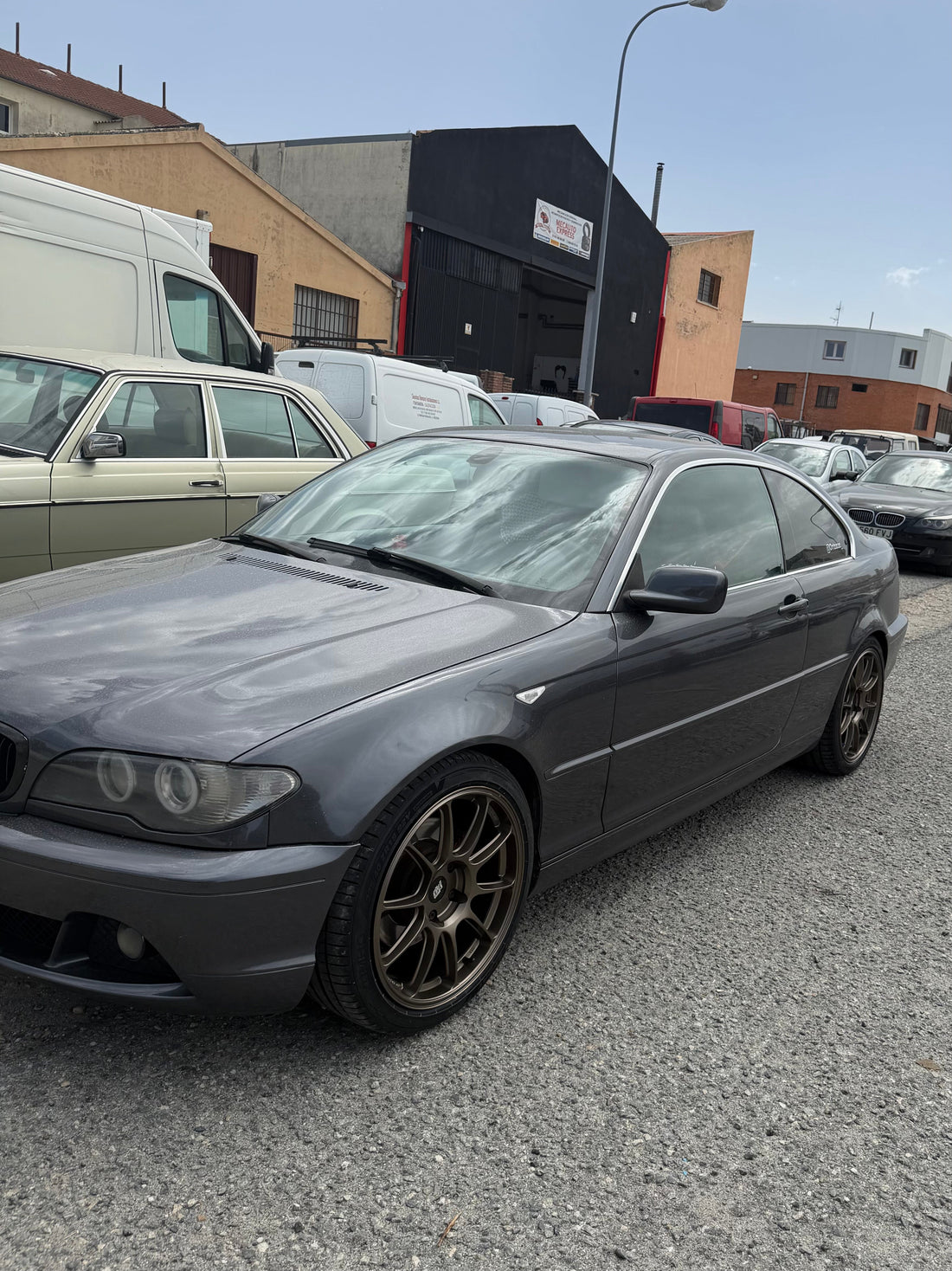 Racing Dicisión Vr5 bronce a este bmw e46